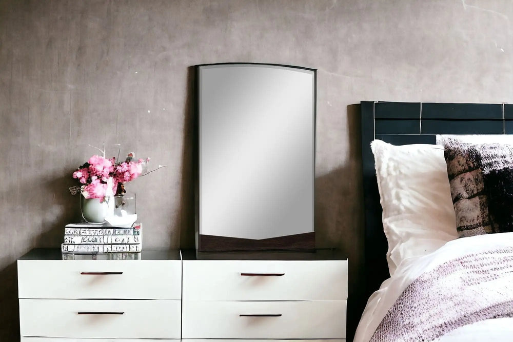 43" Dark Brown Dresser Mirror - Homeroots - Flyclothing LLC