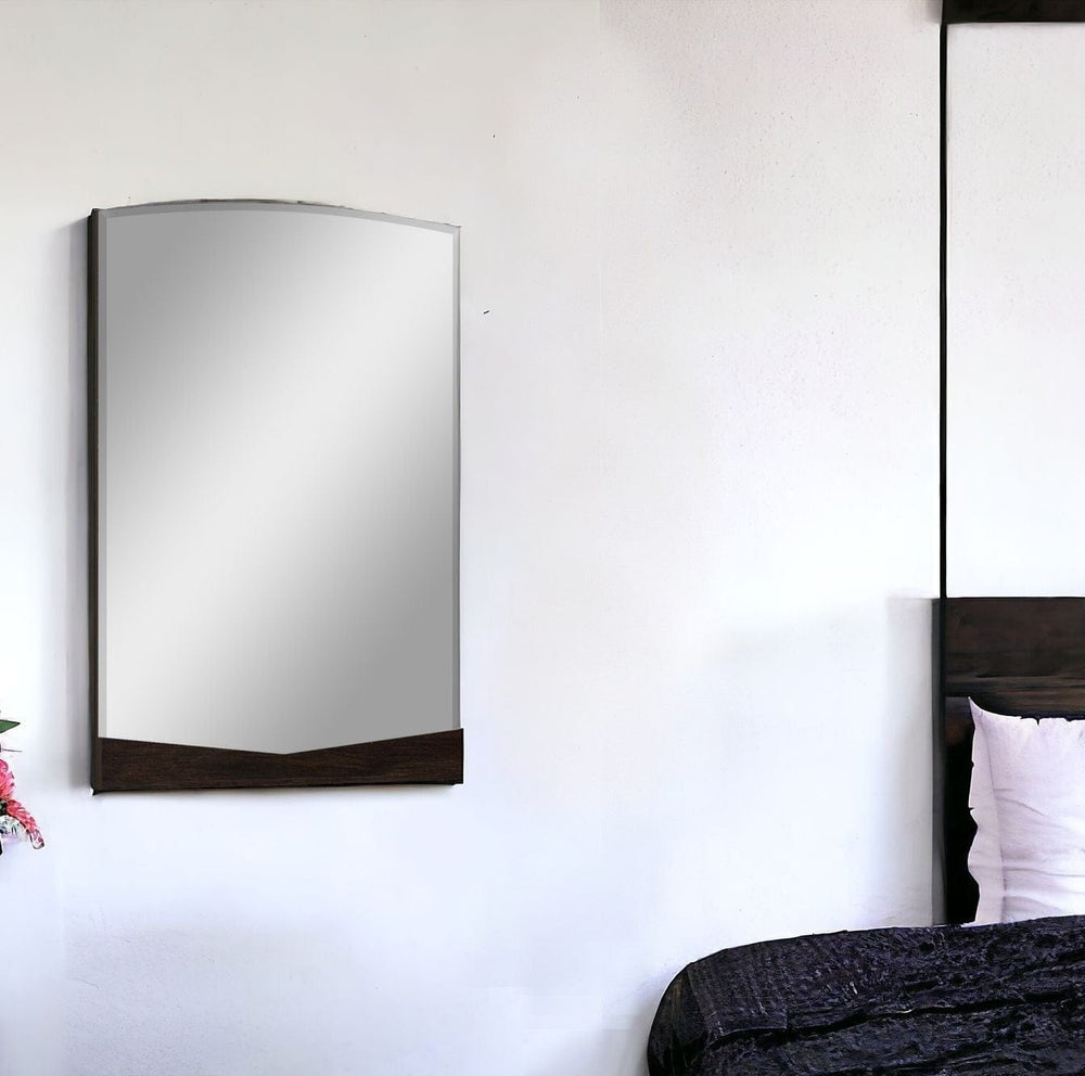 43" Dark Brown Dresser Mirror - Homeroots - Flyclothing LLC