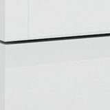 18" Superb White High Gloss Nightstand - Homeroots - Flyclothing LLC