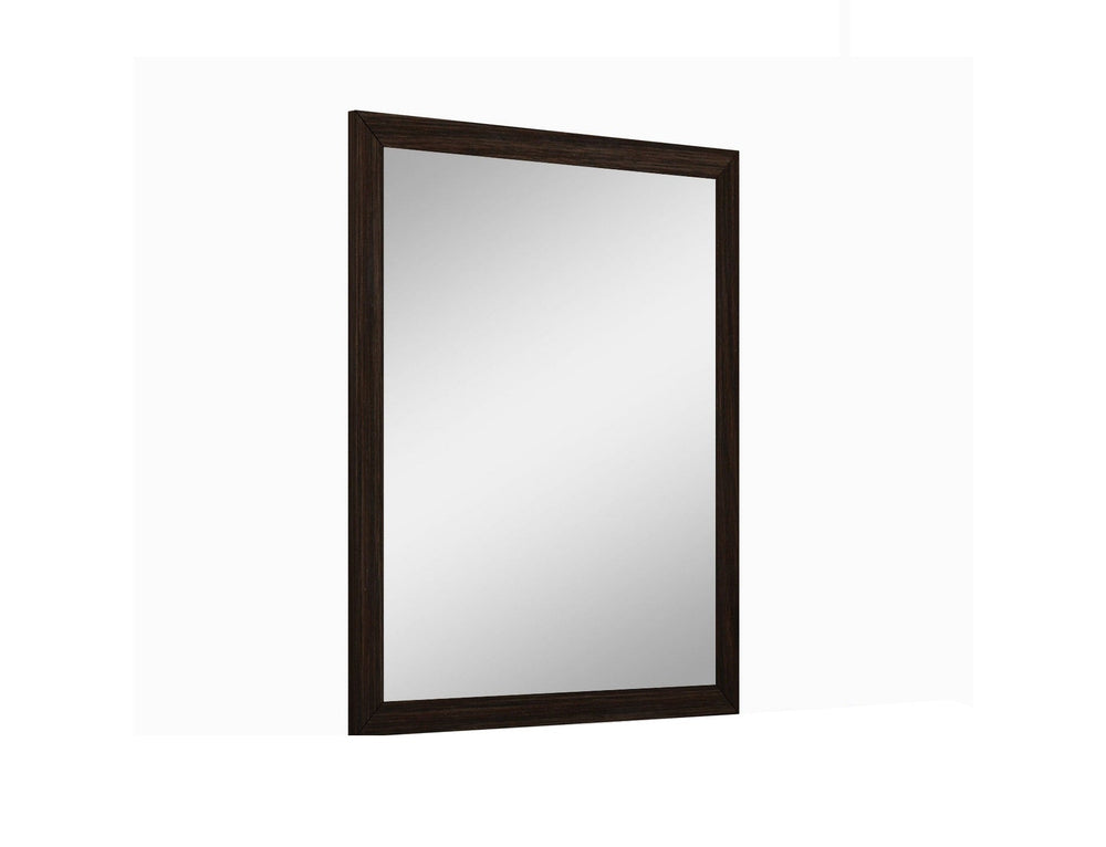 43" Dark Brown Framed Dresser Mirror - Homeroots - Flyclothing LLC