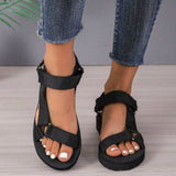 Open Toe Platform Sandals - Trendsi - Flyclothing LLC