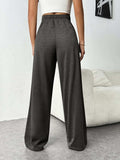 Drawstring Wide Leg Pants with Pockets - Trendsi - Flyclothing LLC