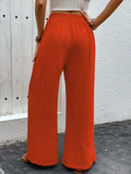 Slit Wide Leg Pants - Trendsi - Flyclothing LLC