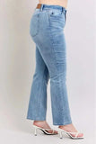 Judy Blue Plus Size High Waist Dad Jeans - Trendsi - Flyclothing LLC