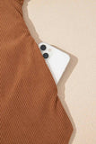 Decorative Pocket Flap Button Up Jacket - Trendsi - Flyclothing LLC