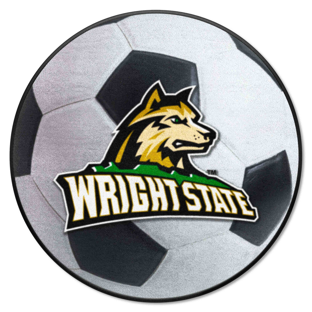 Wright State University Soccer Ball Mat - Logo Brands - Flyclothing LLC