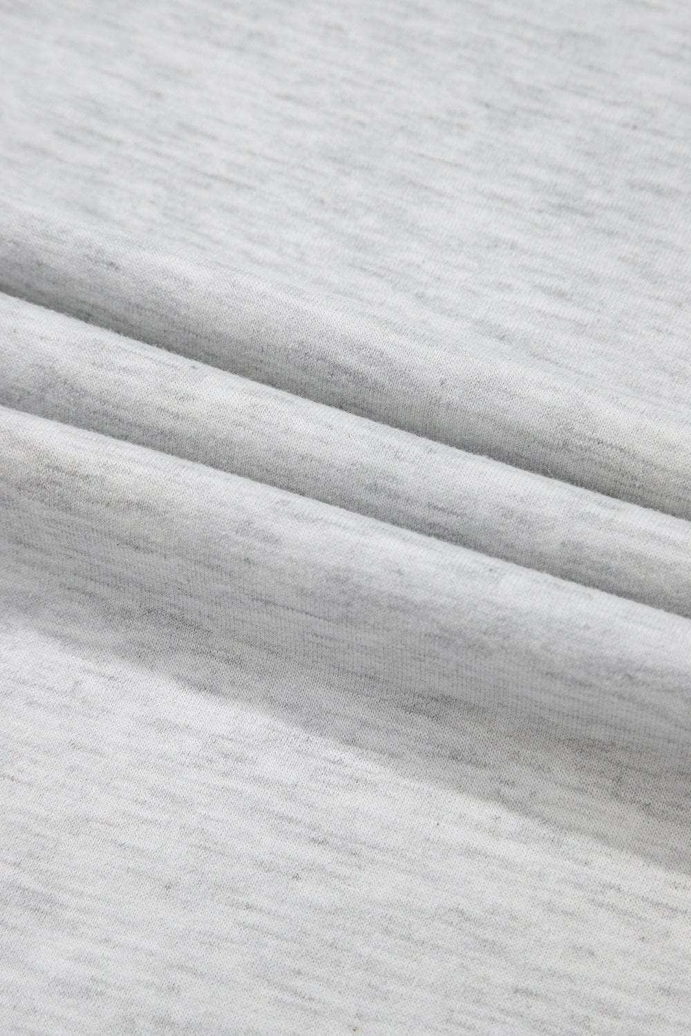 Two Tone Contrast Waffle Knit Patched Buttoned V Neck Top - Trendsi - Flyclothing LLC