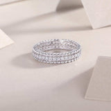 Moissanite 925 Sterling Silver Ring - Trendsi - Flyclothing LLC