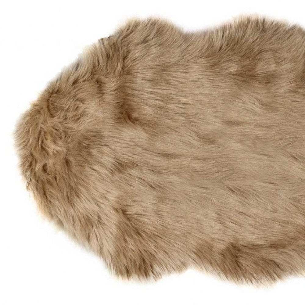 Tan Animal Print Area Rug - Homeroots - Flyclothing LLC