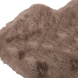 24" X 36" Taupe Sheepskin Single Long-Haired - Rug - Homeroots - Flyclothing LLC