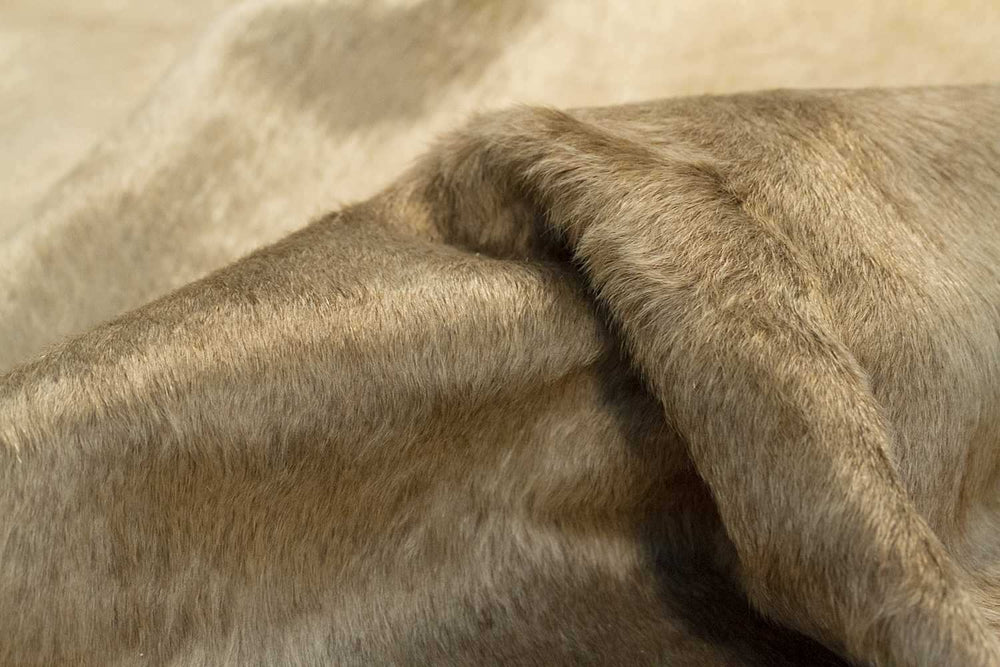 6' X 7' Gold Genuine Cowhide Area Rug - Homeroots - Flyclothing LLC