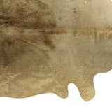 6' X 7' Gold Genuine Cowhide Area Rug - Homeroots - Flyclothing LLC