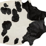 72" X 84" White And Black Cowhide Rug - Homeroots - Flyclothing LLC