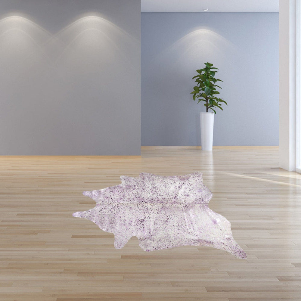 72" X 84" Grey Cowhide Rug - Homeroots - Flyclothing LLC