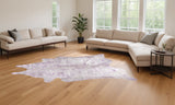 72" X 84" Grey Cowhide Rug - Homeroots - Flyclothing LLC