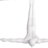 Set of Three 7" White Divers Resin Wall Decor - Homeroots