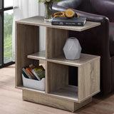 11.5" X 23.5" X 24" Dark Taupe Particle Board Laminate Kitchen Cart - Homeroots - Flyclothing LLC
