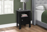 24" Black Nightstand - Homeroots - Flyclothing LLC