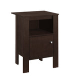 24" Espresso Nightstand - Homeroots - Flyclothing LLC