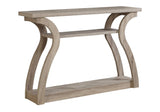 47" Taupe Floor Shelf Console Table With Storage - Homeroots - Flyclothing LLC