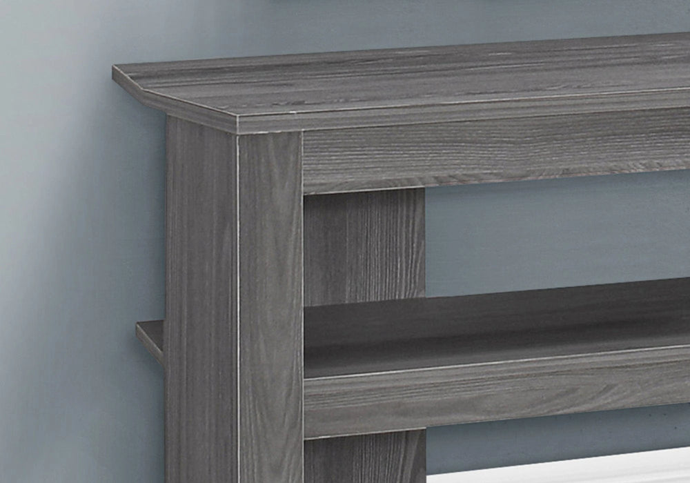 42" Ash Gray Open Shelving TV Stand - Homeroots - Flyclothing LLC
