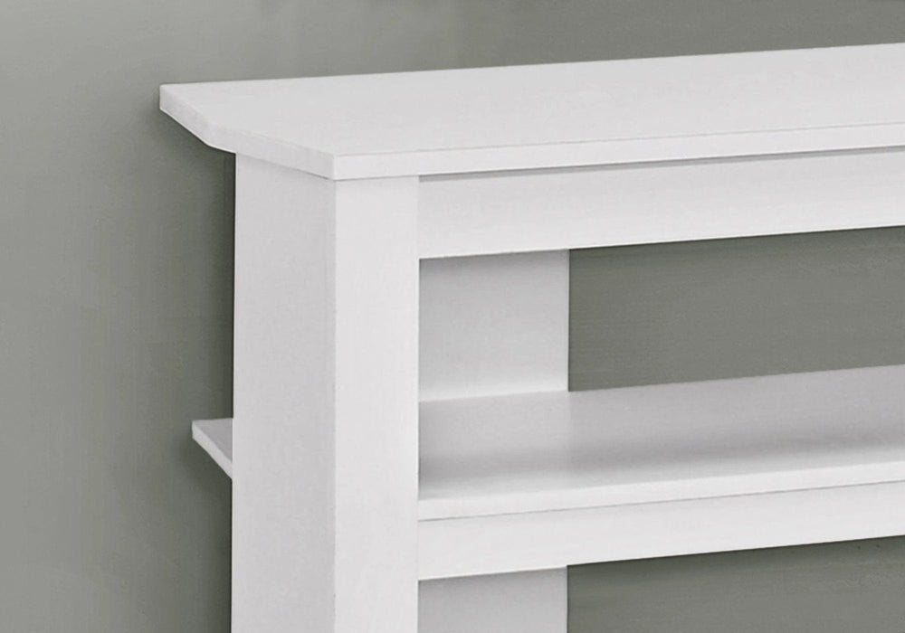 42" White Open shelving TV Stand - Homeroots - Flyclothing LLC
