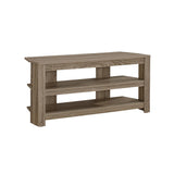 42" Brown Open Shelving TV Stand - Homeroots - Flyclothing LLC