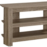 42" Brown Open Shelving TV Stand - Homeroots - Flyclothing LLC