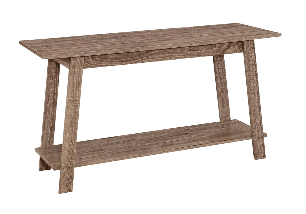 15.75" X 42" X 22.5" Dark Taupe Particle Board Laminate TV Stand - Homeroots - Flyclothing LLC