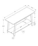 15.75" X 42" X 22.5" Dark Taupe Particle Board Laminate TV Stand - Homeroots - Flyclothing LLC
