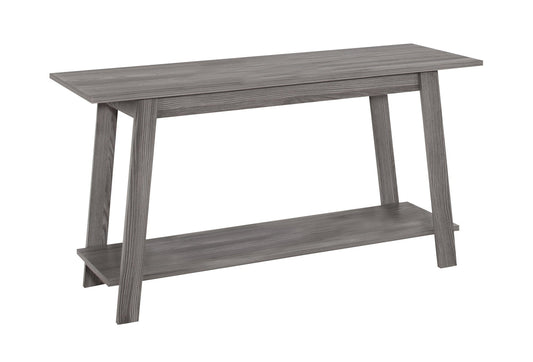 42" Gray Open Shelving TV Stand - Homeroots