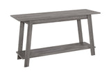 42" Gray Open Shelving TV Stand - Homeroots - Flyclothing LLC