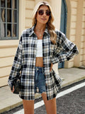 Plaid Button Up Long Sleeve Shirt - Trendsi - Flyclothing LLC