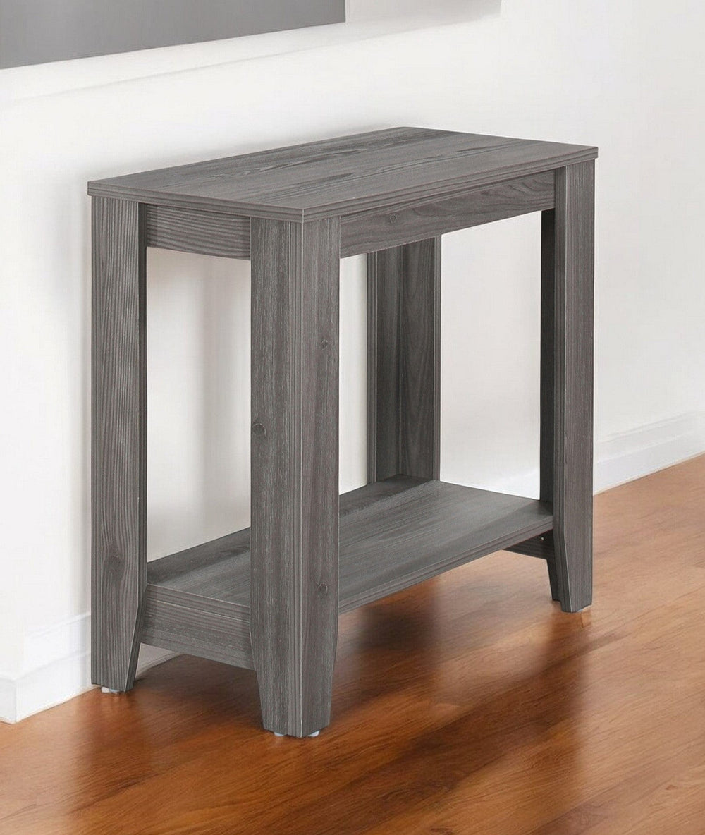 24" Gray Console Table With Storage - Homeroots - Flyclothing LLC