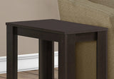 22" Dark Brown Wood End Table With Shelf - Homeroots - Flyclothing LLC