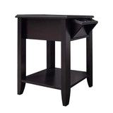 23" Brown Wood End Table With Shelf - Homeroots - Flyclothing LLC