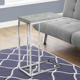 18.25" X 10.25" X 25.25" Grey Particle Board Metal Accent Table - Homeroots - Flyclothing LLC