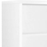 White Wood Adjustable Four Tier Bookcase - Homeroots - Flyclothing LLC