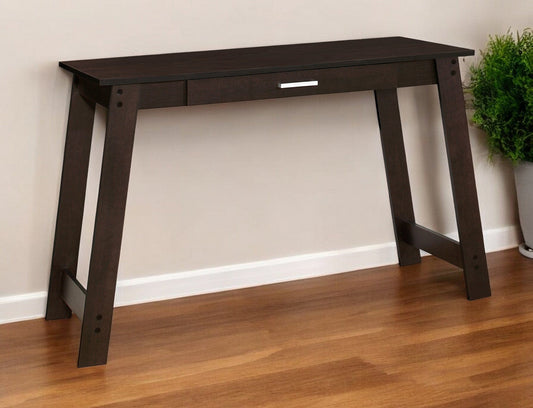 18" Brown Computer Desk - Homeroots