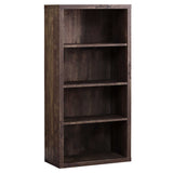 48" Brown Wood Bookcase - Homeroots - Flyclothing LLC