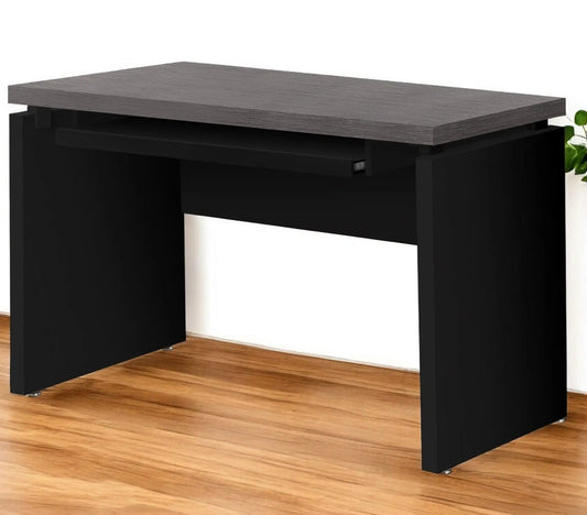 24" Gray and Black Computer Desk - Homeroots