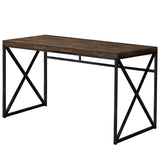 24" Brown and Black Computer Desk - Homeroots - Flyclothing LLC