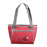 Jacksonville State Crosshatch 16 Can Cooler Tote - Logo Brands - Flyclothing LLC