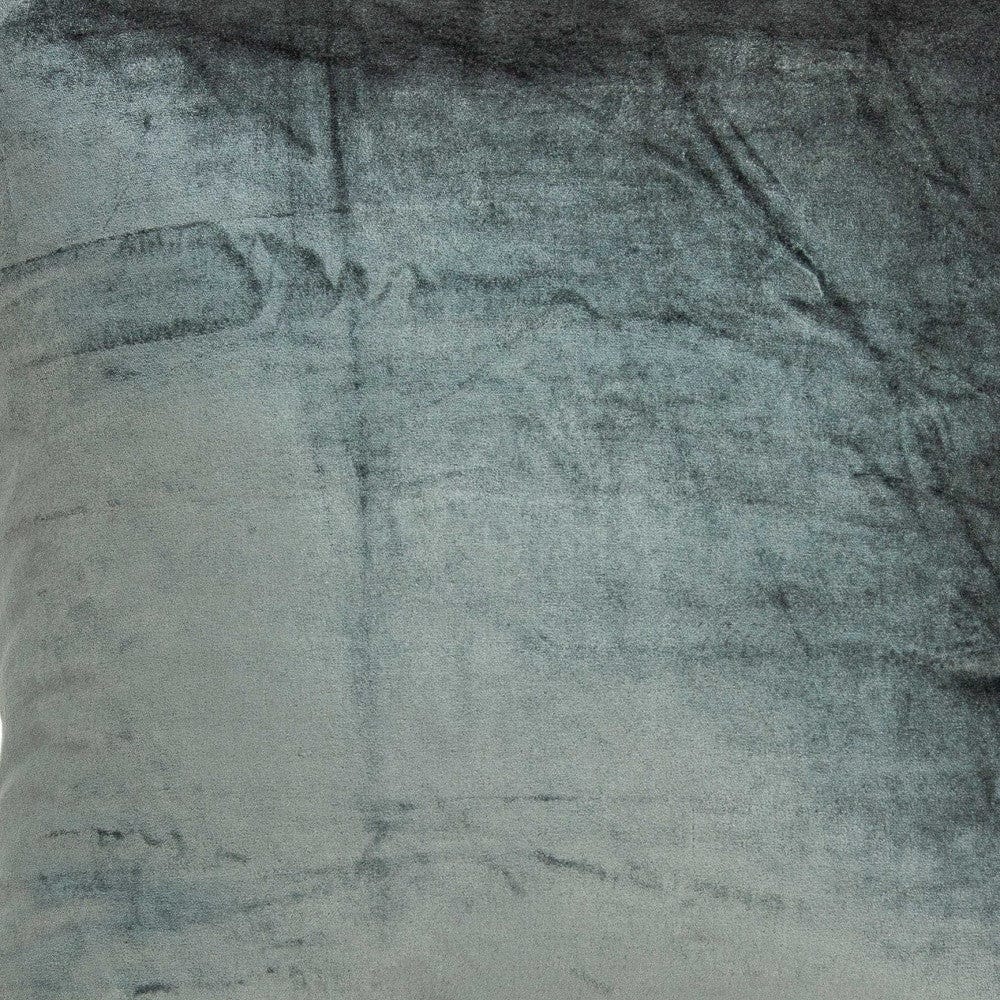 20" X 7" X 20" Transitional Charcoal Solid Pillow Cover With Poly Insert - Homeroots - Flyclothing LLC