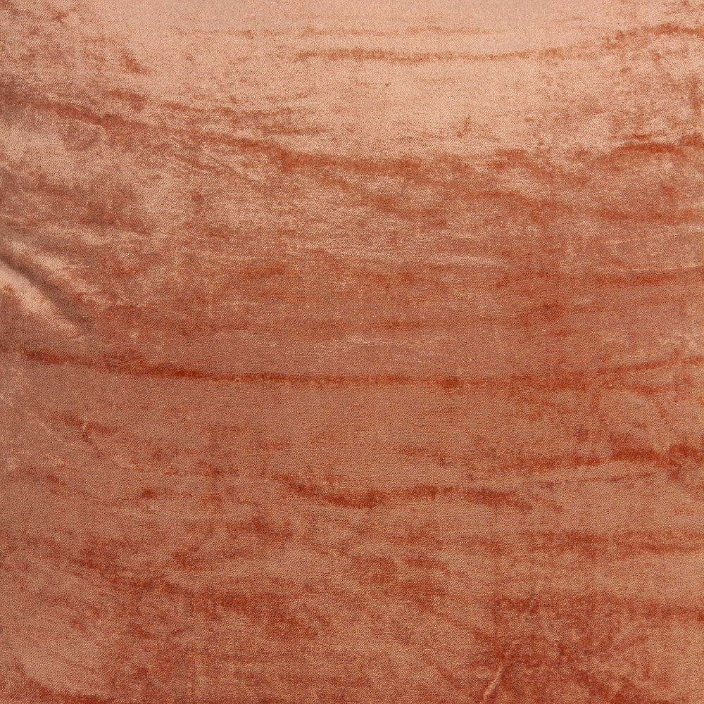 20" X 7" X 20" Transitional Orange Solid Pillow Cover With Poly Insert - Homeroots - Flyclothing LLC