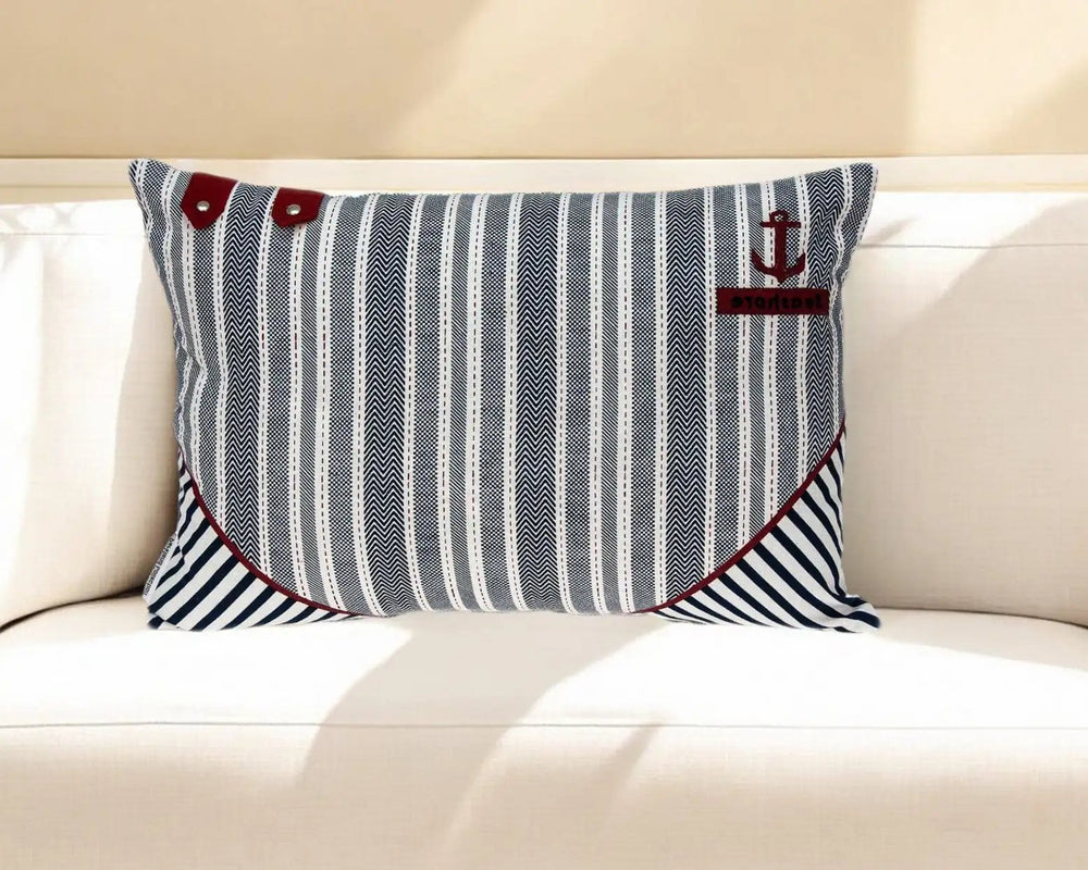 14" X 20" Gray Cotton Throw Pillow - Homeroots - Flyclothing LLC