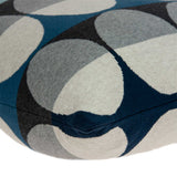 20" X 7" X 20" Transitional Gray And Blue Pillow Cover With Poly Insert - Homeroots - Flyclothing LLC