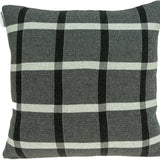 20" X 7" X 20" Transitional Gray Pillow Cover With Poly Insert - Homeroots - Flyclothing LLC