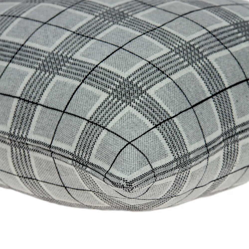 20" X 7" X 20" Transitional Gray Accent Pillow Cover With Poly Insert - Homeroots - Flyclothing LLC