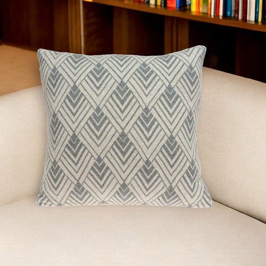 20" X 7" X 20" Beautiful Transitional Tan Cotton Pillow Cover With Poly Insert - Homeroots